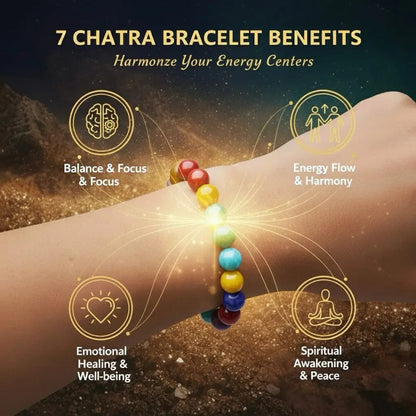 Natural 7 Chakra Bracelet - Shaktiq