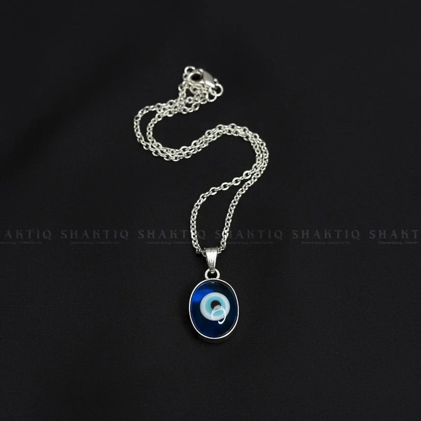 Evil Eye Pendant With Gaman Silver - Shaktiq
