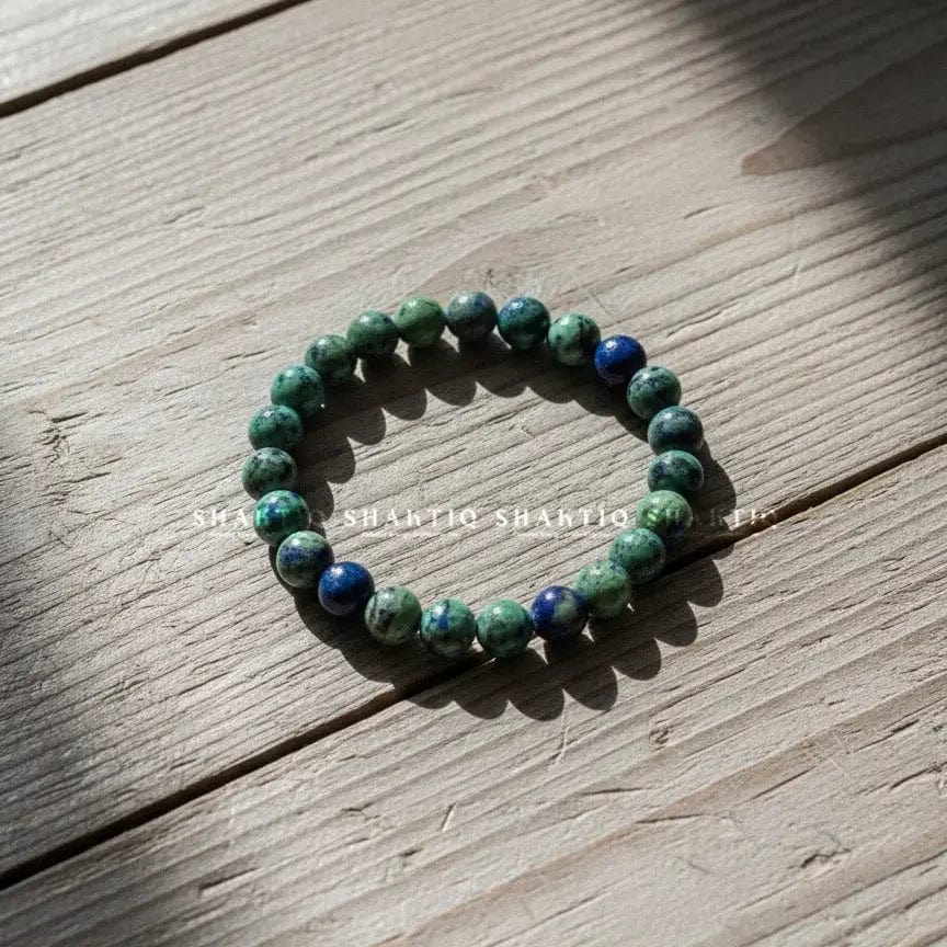 Premium Quality Natural Azurite Bracelet – Wisdom & Inner Vision - Shaktiq