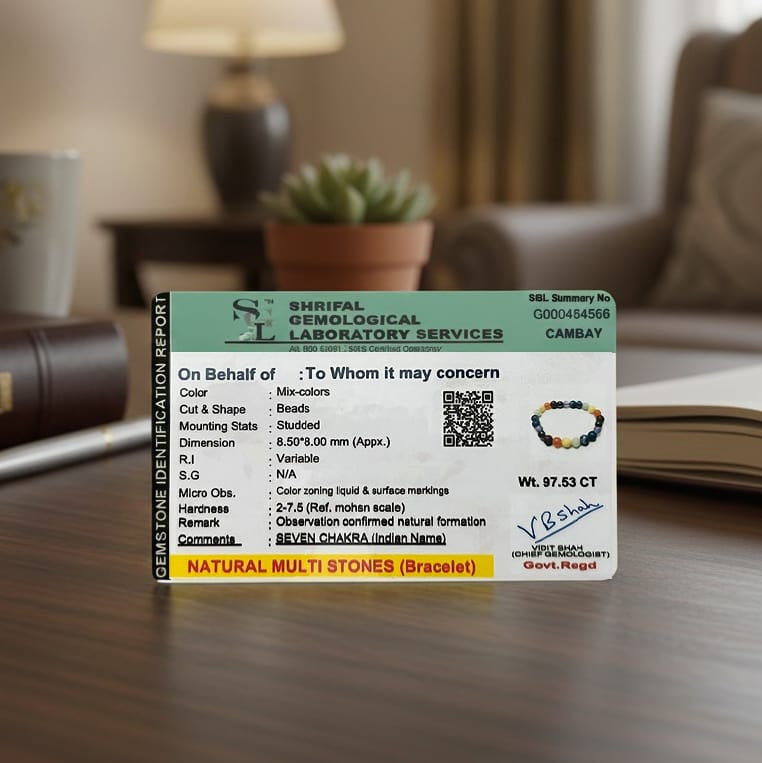 Natural 7 Chakra Bracelet Shaktiq