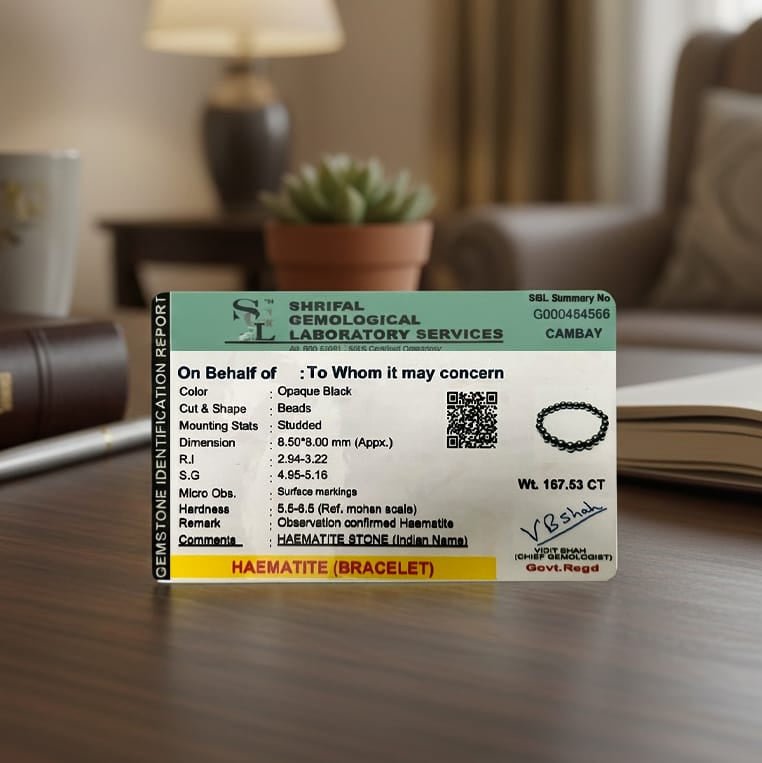 Premium Quality Hematite Bracelet - Strength & Grounding Shaktiq