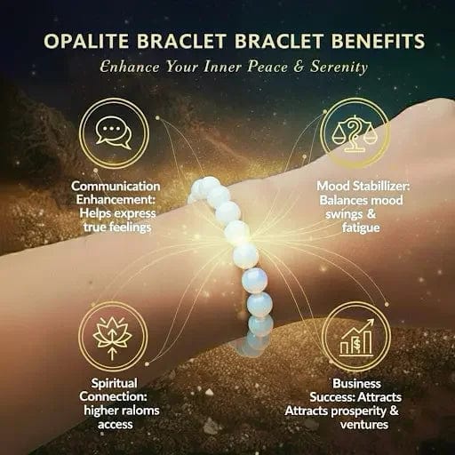 Premium Quality Oppalite Bracelet - Calmness & Positive Energy - Shaktiq